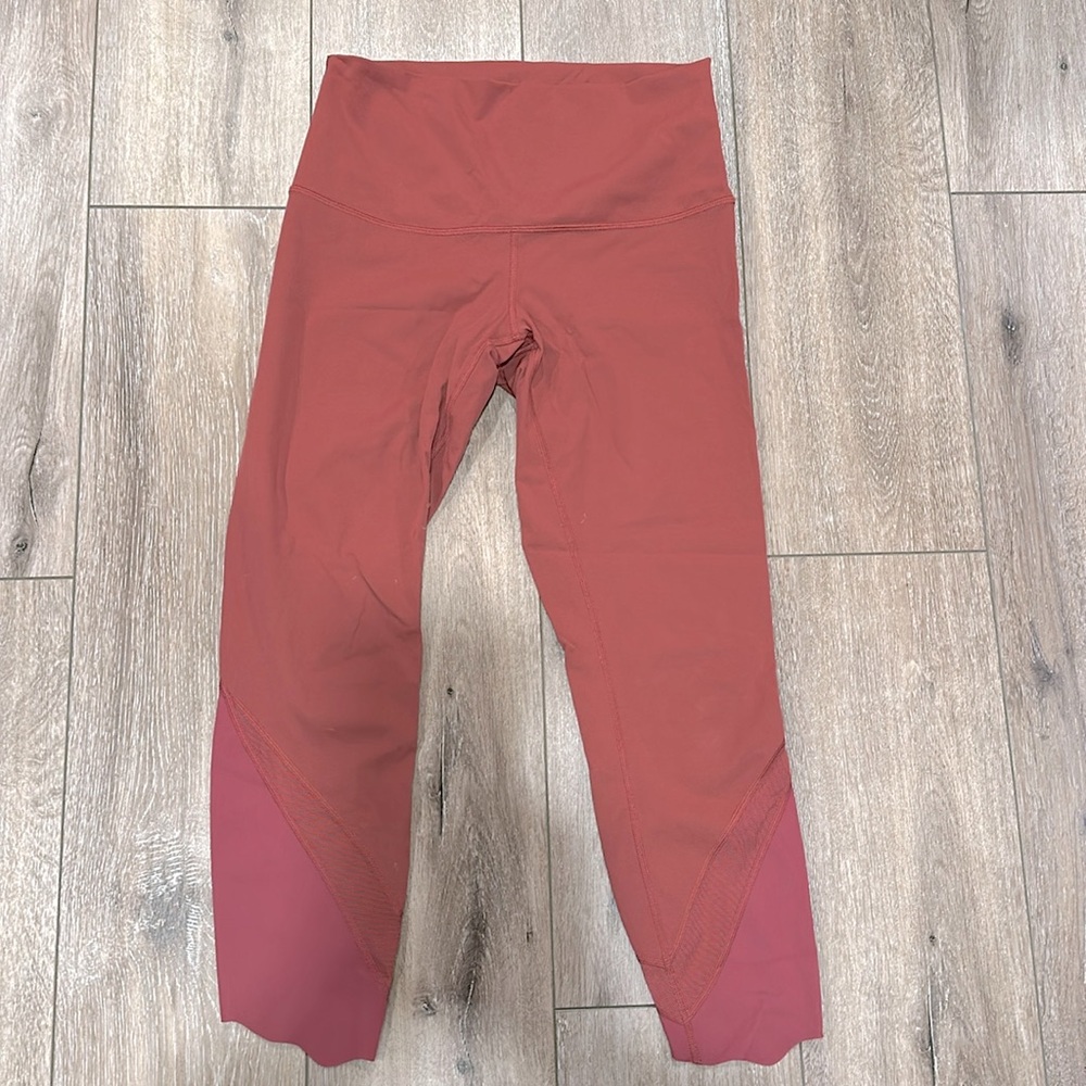 Lululemon Maroon crop pants